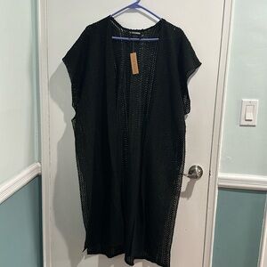 Brand New!! Steve Madden Black Swim Coverup